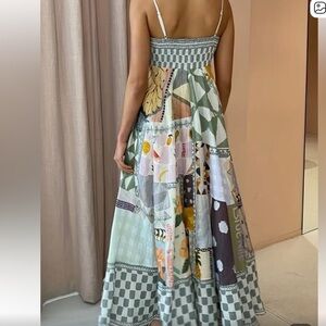 Farm Rio Inspired Maxi Dress with Spaghetti Straps